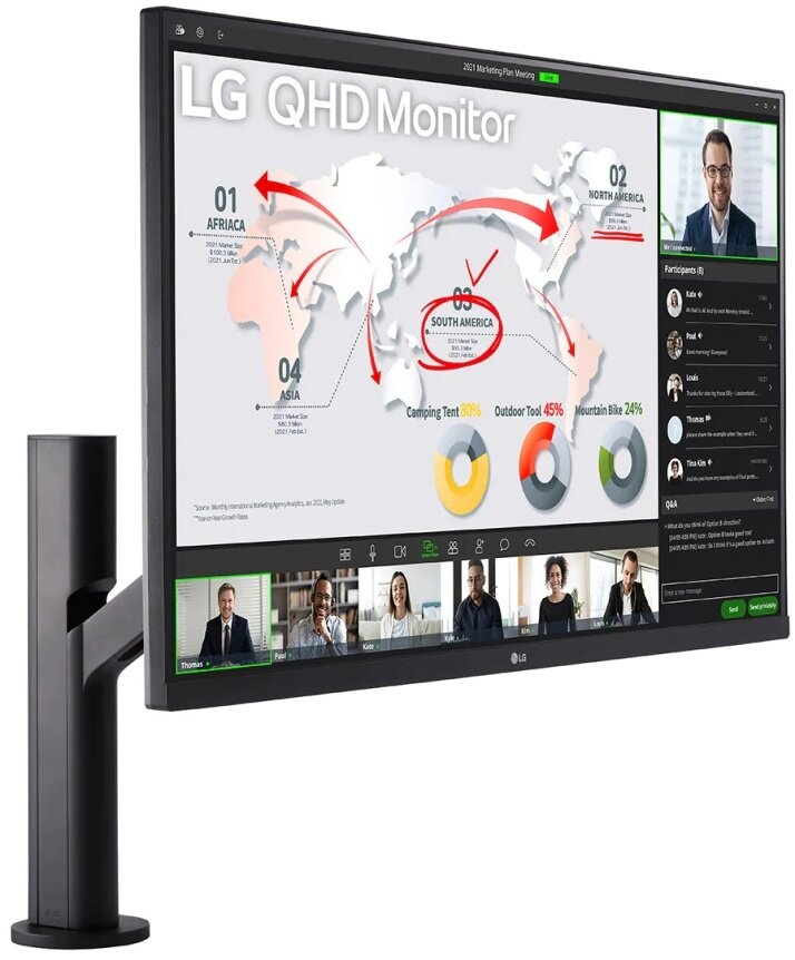 Monitor LG 32QP880-B 31.5 QHD IPS 5ms