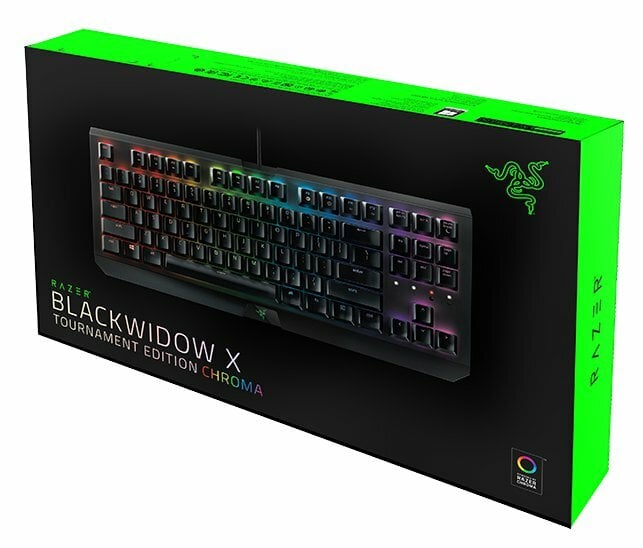 Klawiatura USB RAZER BlackWidow X Tournament Edition Chroma RZ03-01770100-R3M1