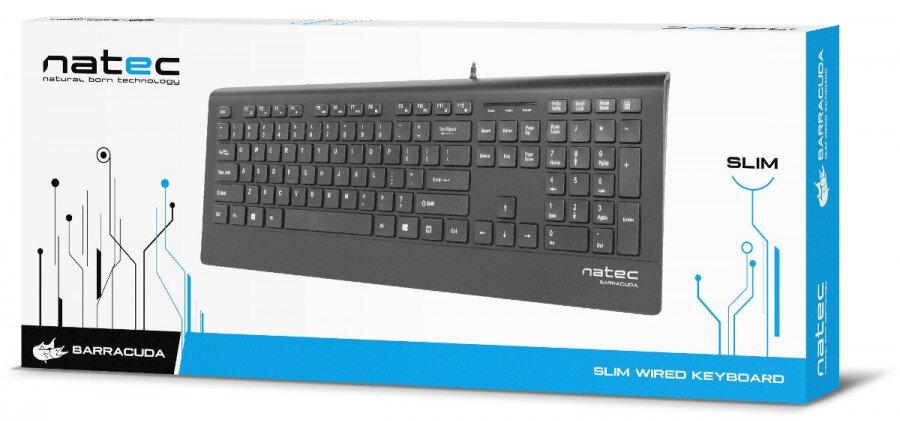 Klawiatura przewodowa NATEC Barracuda