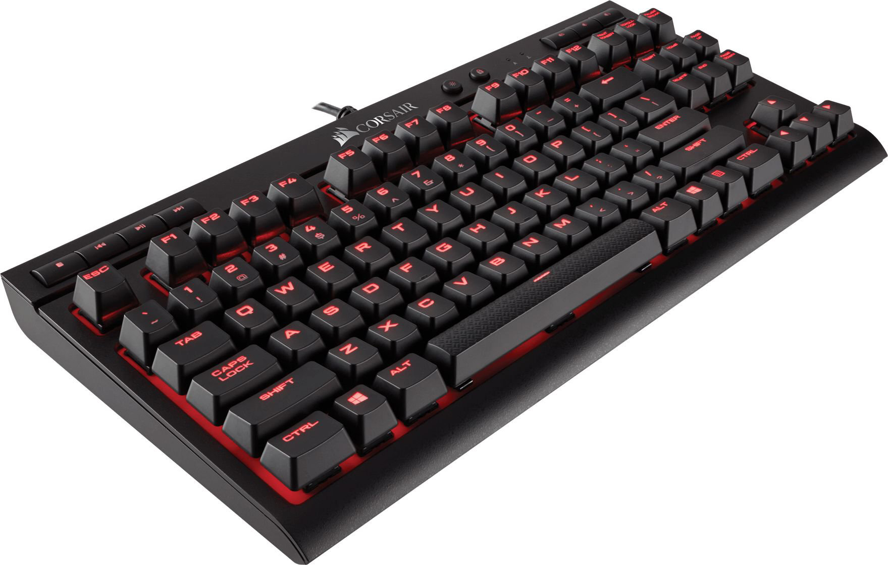Klawiatura przewodowa CORSAIR K63 Red LED Cherry MX Red