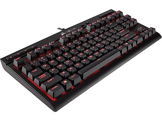 Klawiatura przewodowa CORSAIR K63 Red LED Cherry MX Red