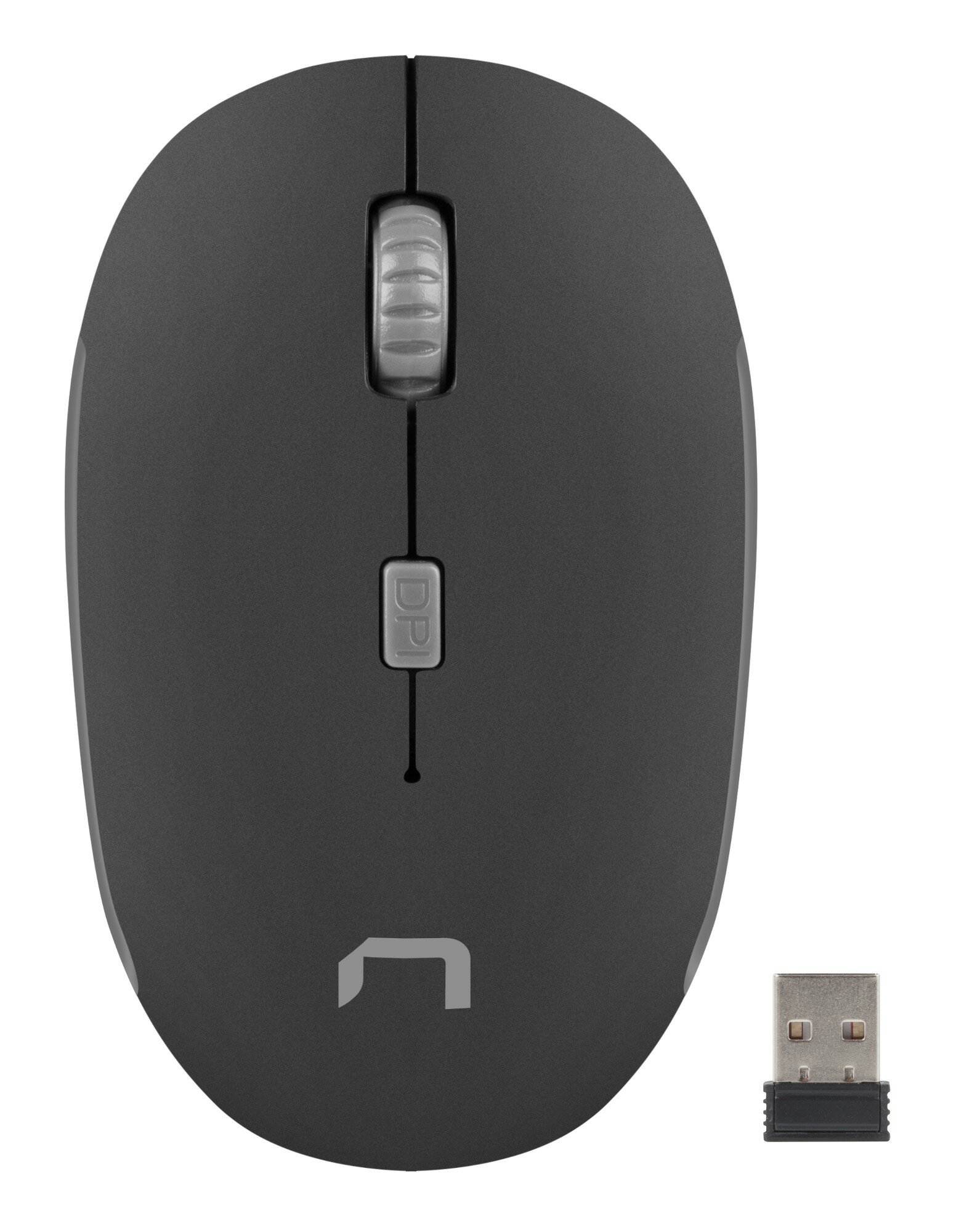 Mysz bezprzewodowa NATEC Martin Czarno-szary NMY-1189