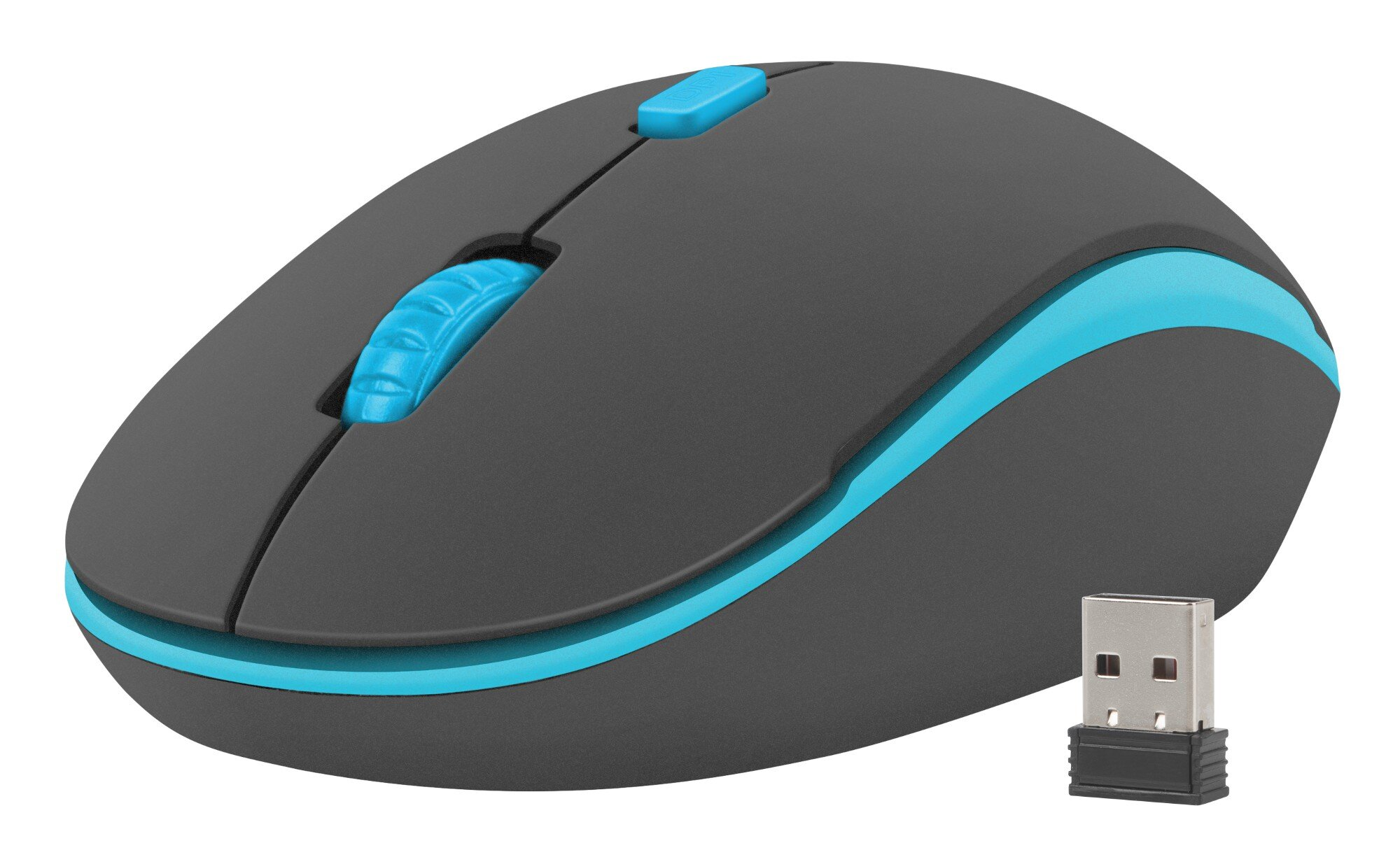 Mysz bezprzewodowa NATEC Martin Czarno-niebieski NMY-1190