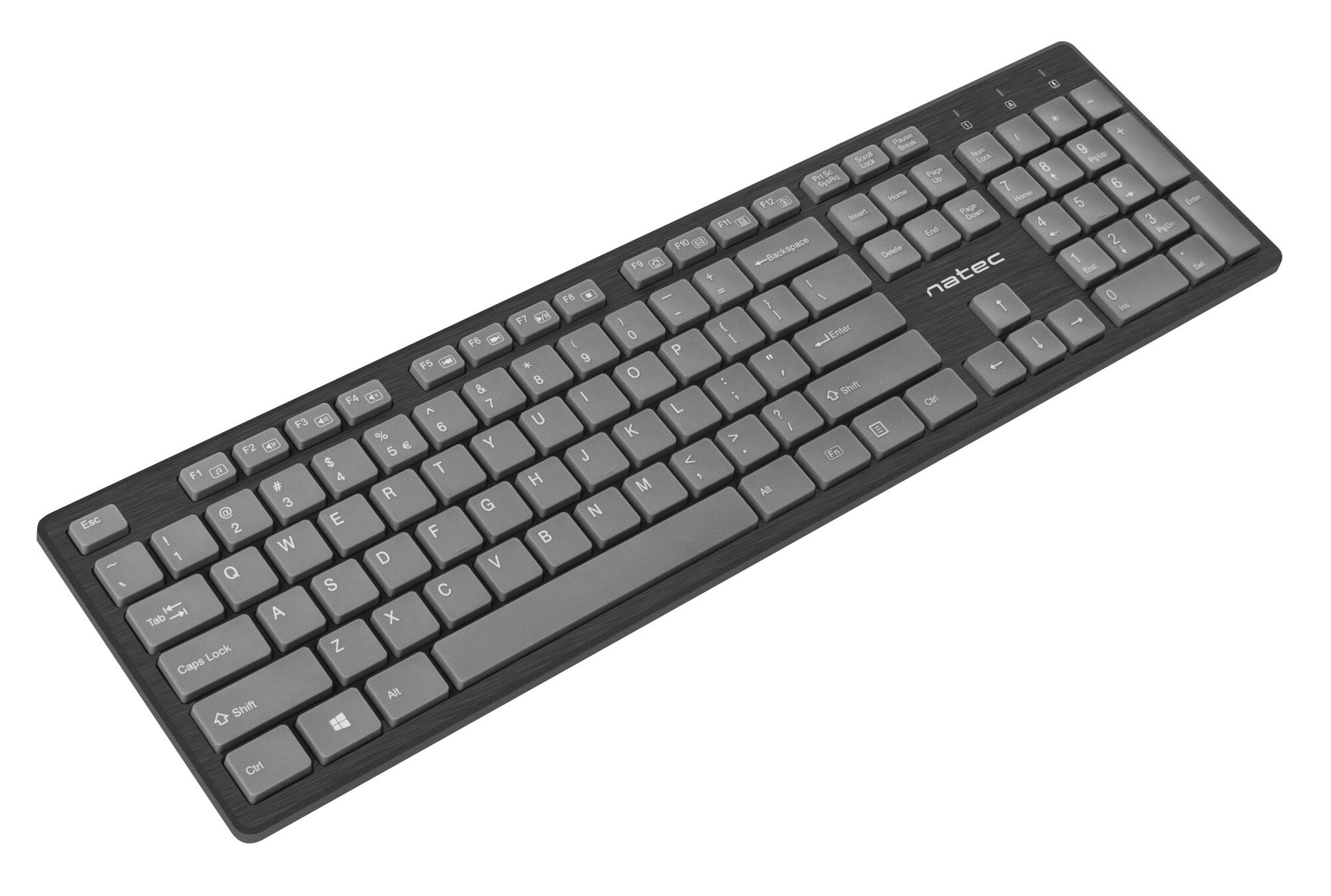 Zestaw klawiatura + mysz + głośniki + podkładka NATEC Tetra Czarno-szary NKL-1179