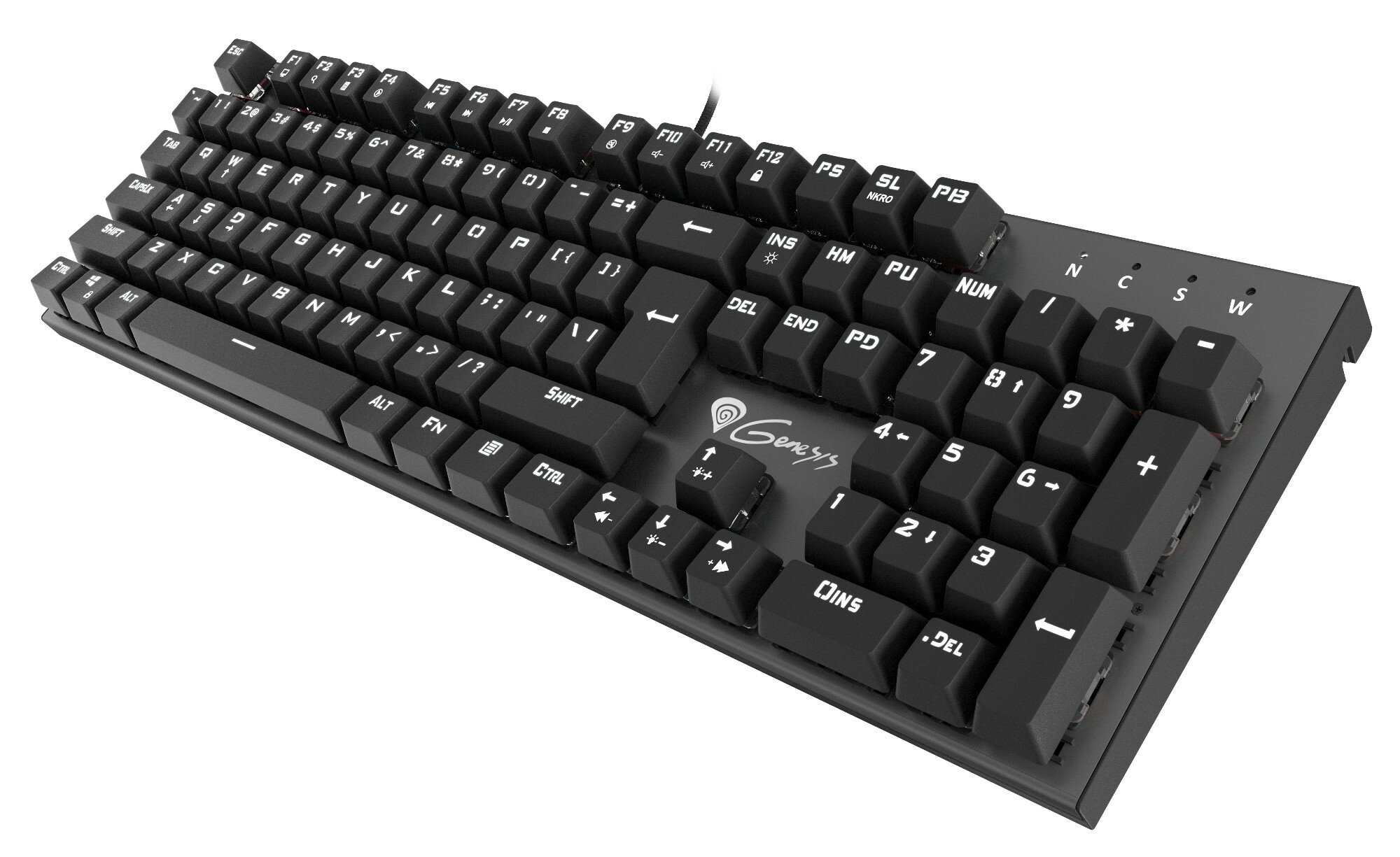 Klawiatura dla graczy GENESIS Thor 300 Czerwone przełączniki/Białe podświetlenie