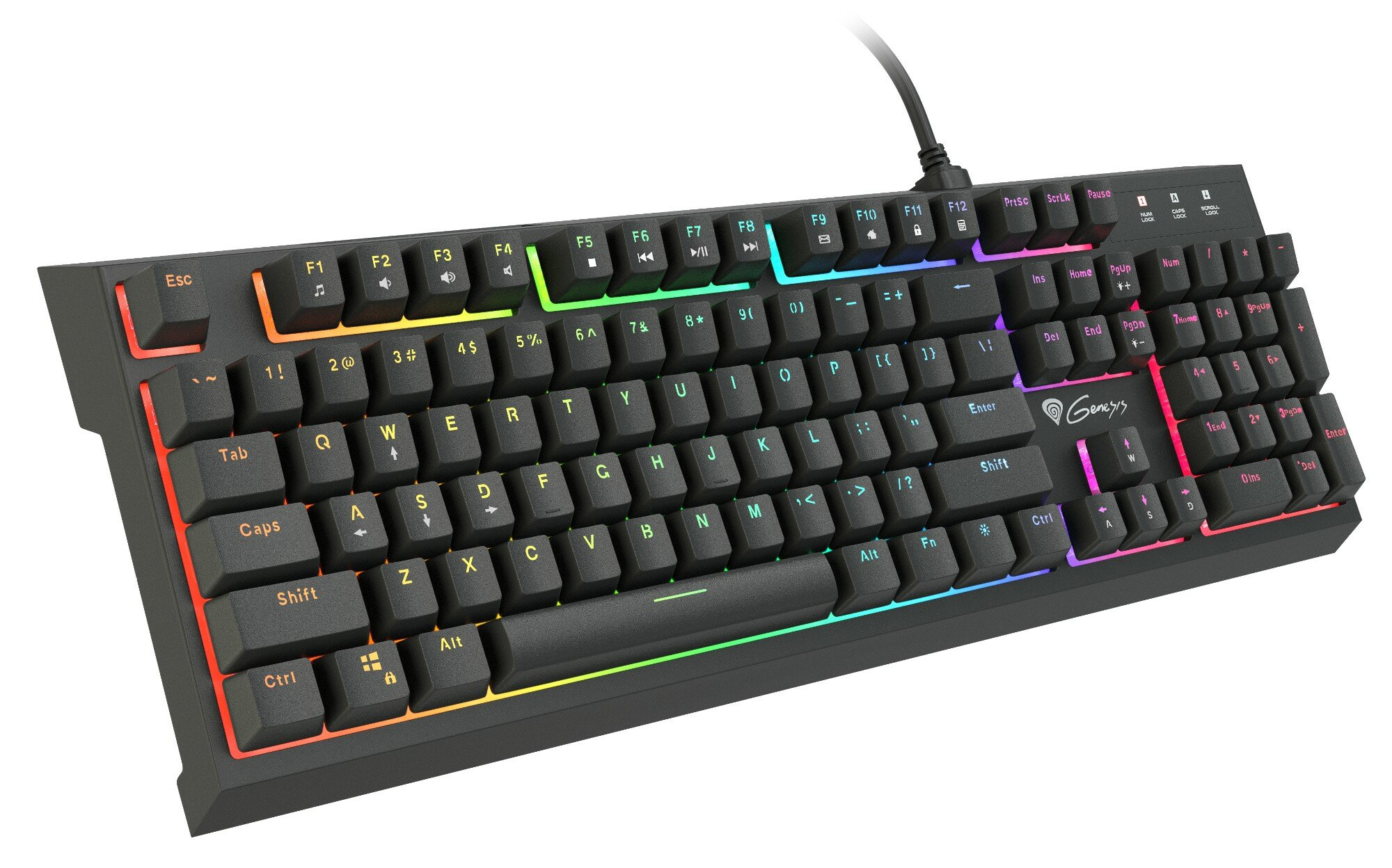 Klawiatura przewodowa GENESIS Thor 200 RGB