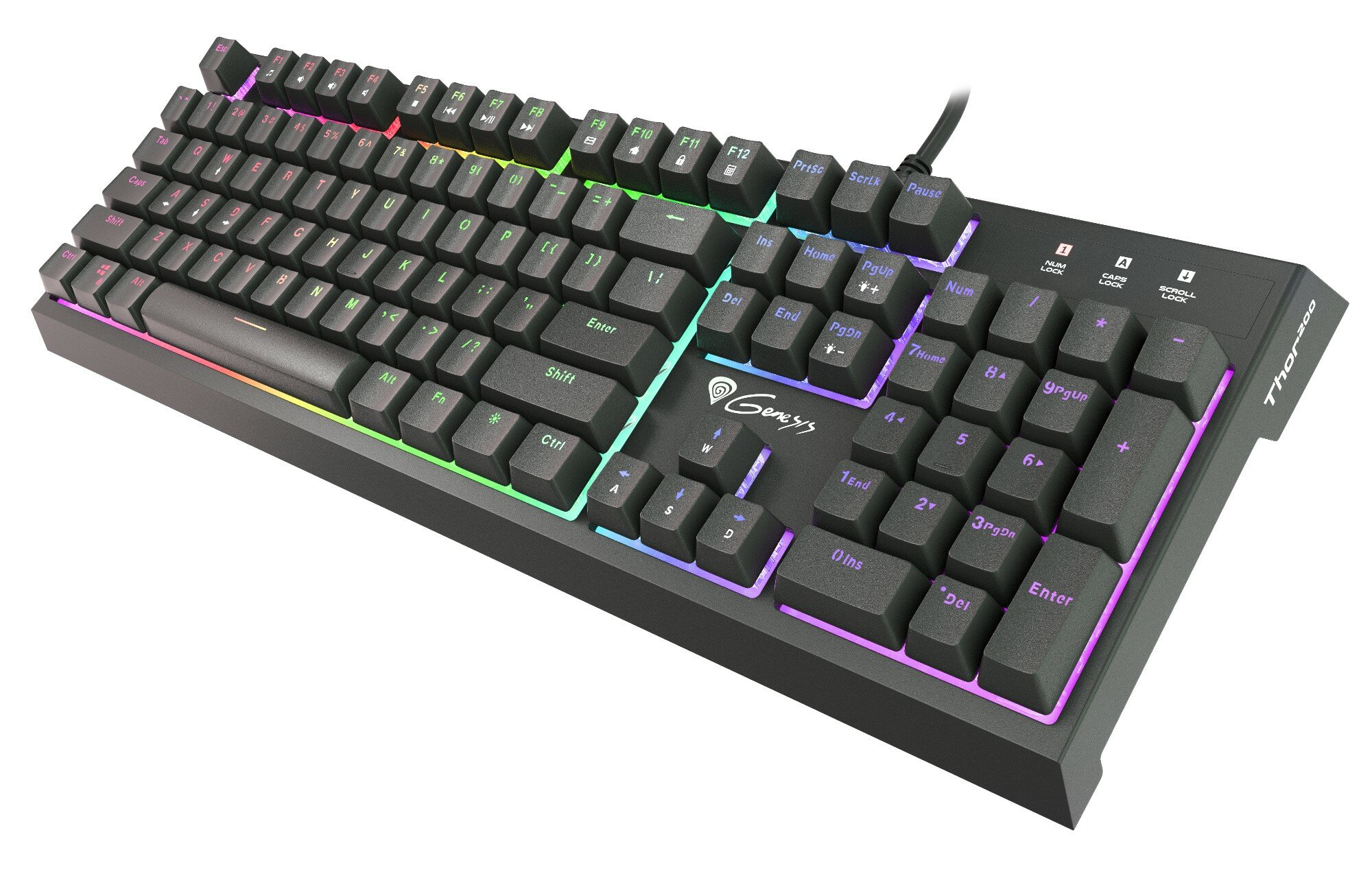 Klawiatura przewodowa GENESIS Thor 200 RGB