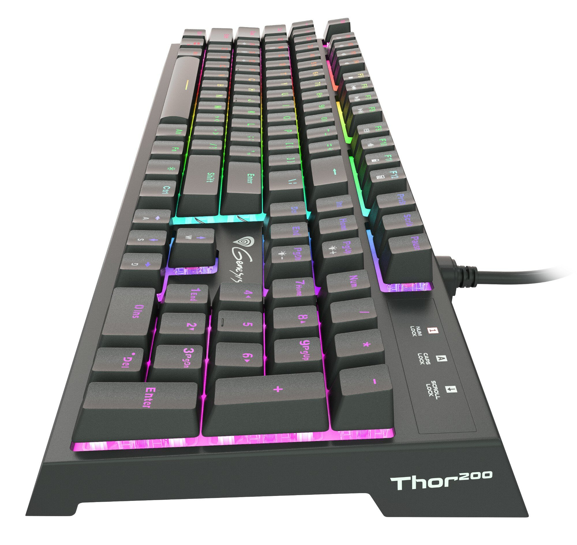 Klawiatura przewodowa GENESIS Thor 200 RGB