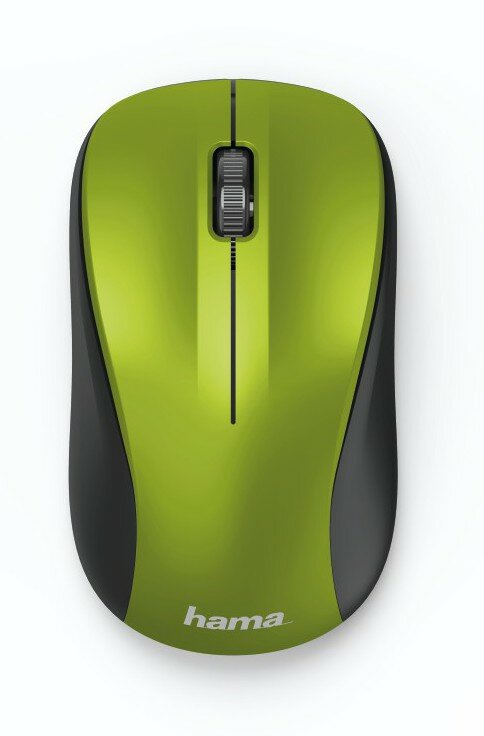 Mysz bezprzewodowa HAMA MW-300 Limonkowy 001826230000