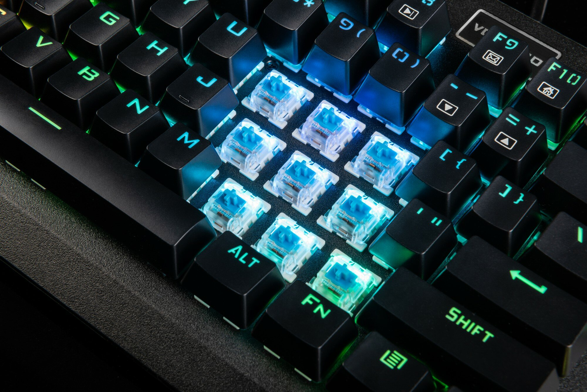 Klawiatura USB MODECOM Volcano Hammer RGB Outemu Blue K-MC-HAMMER-U-BLUE-RGB-US