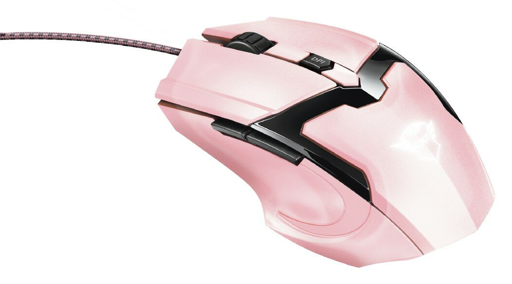Mysz przewodowa TRUST GXT 101P Gav Różowy 23093