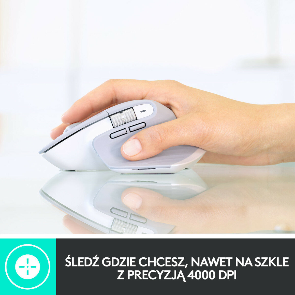 Mysz bezprzewodowa LOGITECH MX Master 3 Szary 910-005695