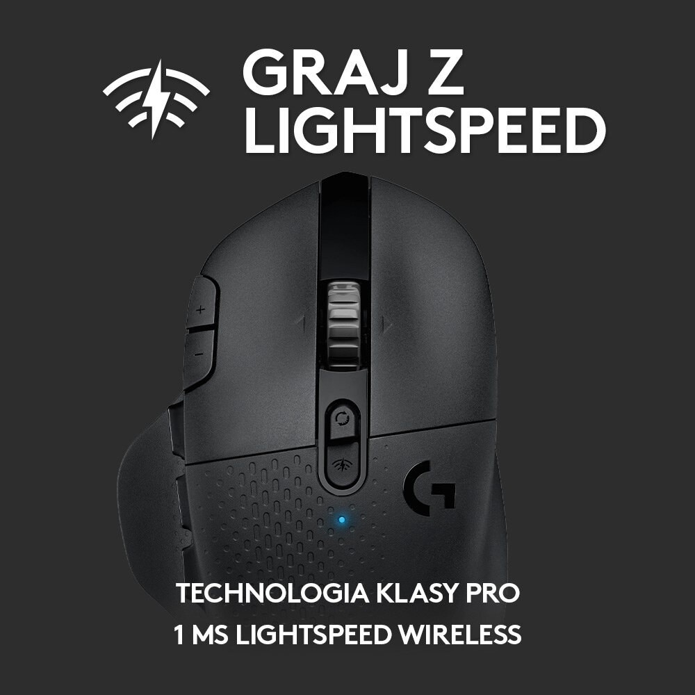Mysz bezprzewodowa LOGITECH G604 Lightspeed Wireles Gaming Czarny 910-005649