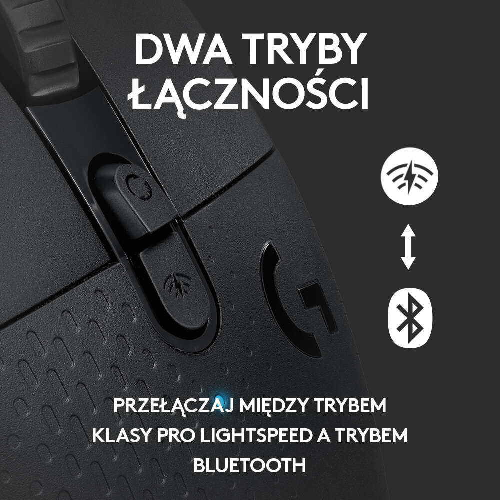 Mysz bezprzewodowa LOGITECH G604 Lightspeed Wireles Gaming Czarny 910-005649