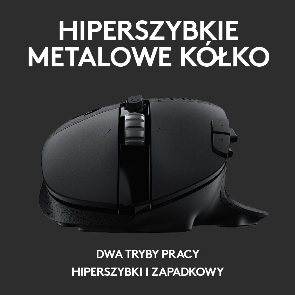 Mysz bezprzewodowa LOGITECH G604 Lightspeed Wireles Gaming Czarny 910-005649