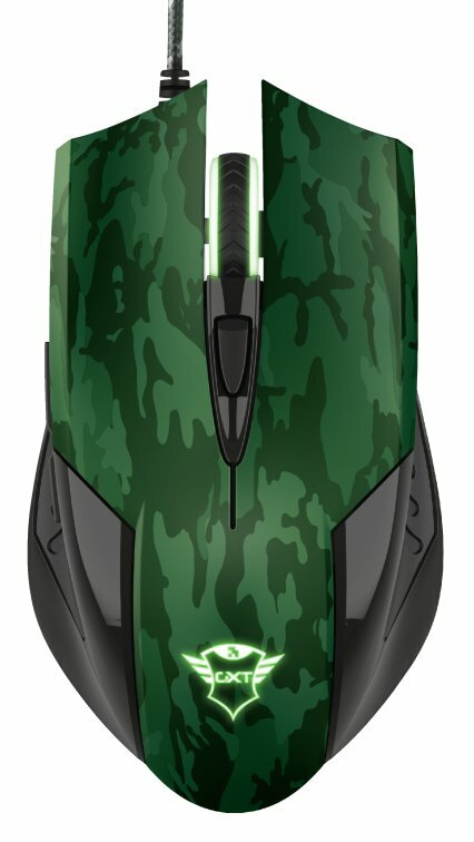 Zestaw podkładka+mysz TRUST GXT 781 Rixa Camo