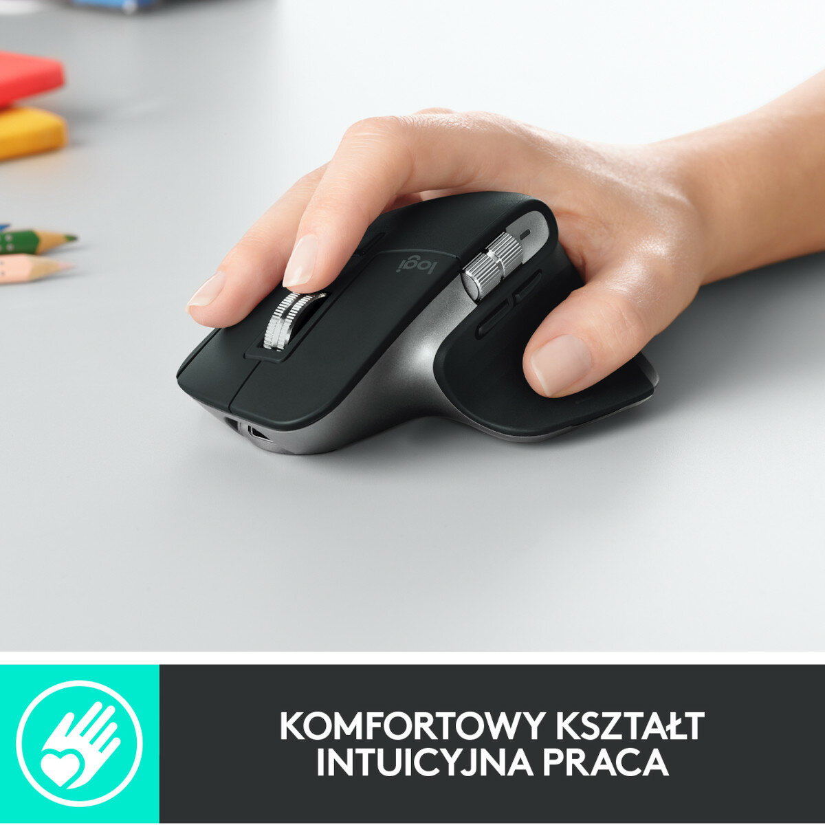 Mysz bezprzewodowa LOGITECH MX Master 3 for Mac Szary 910-005696