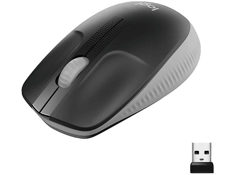 Mysz bezprzewodowa LOGITECH M190 Szary 910-005906-Zdjęcie-0