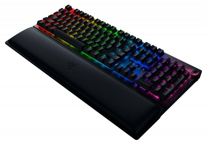 Klawiatura bezprzewodowa RAZER BlackWidow V3 Pro - Green Switch Czarny