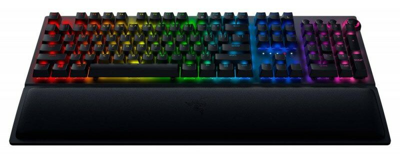 Klawiatura bezprzewodowa RAZER BlackWidow V3 Pro - Green Switch Czarny