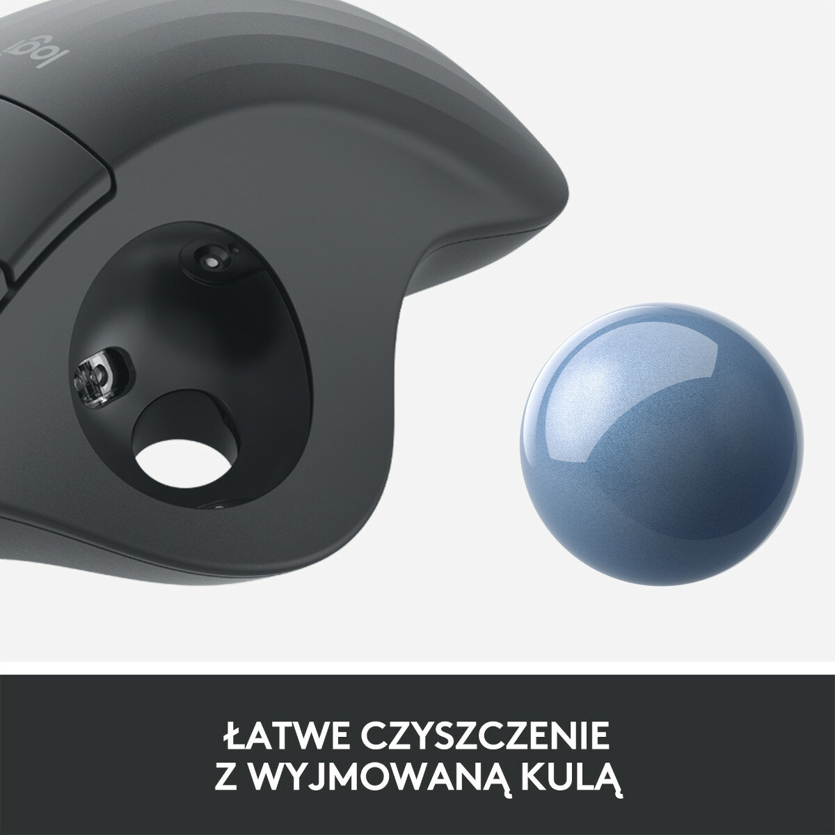 Czarna mysz z kółkiem przewijania i dwoma bocznymi przyciskami.