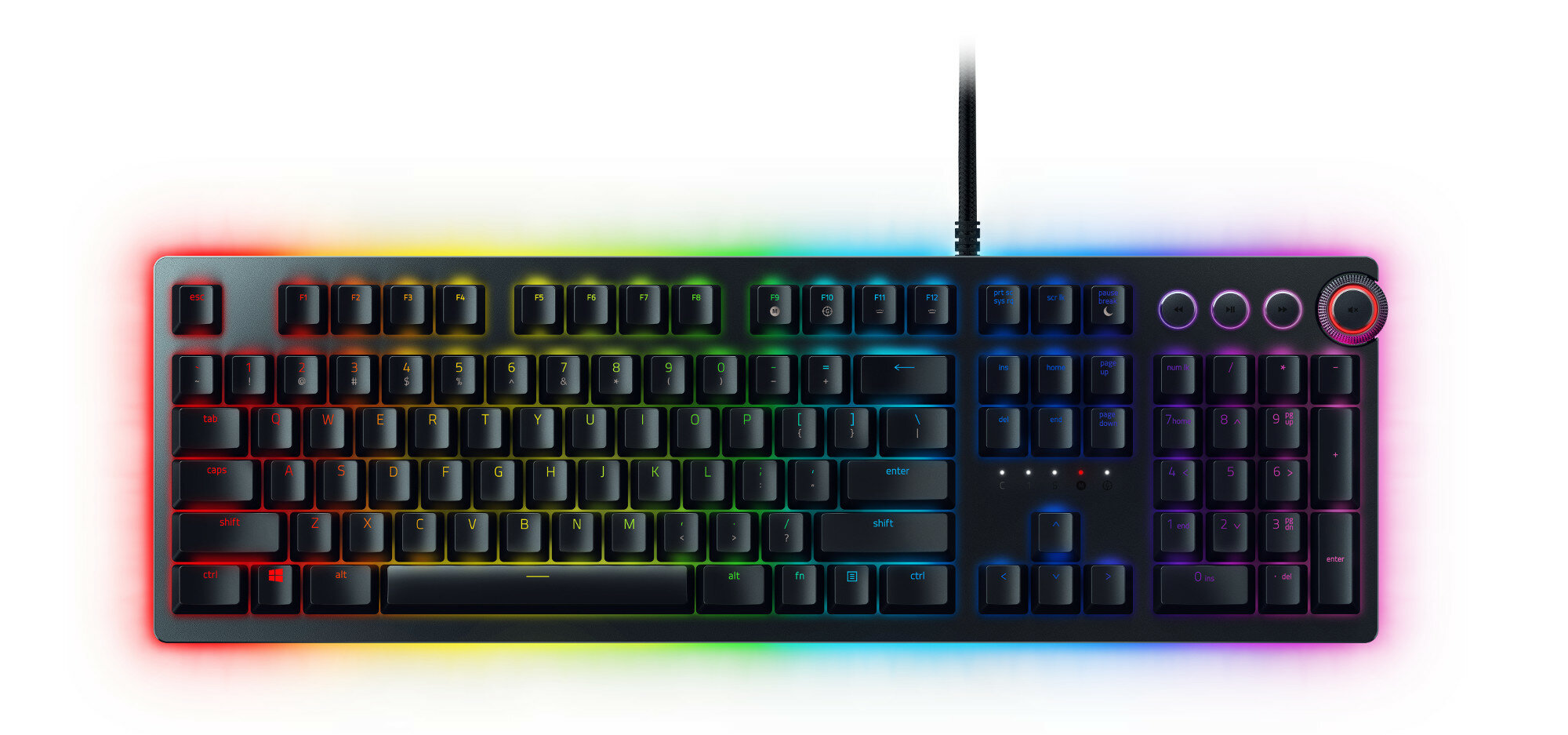 Klawiatura przewodowa RAZER Huntsman Elite Linear Optical Switch RZ03-01871000-R3M1