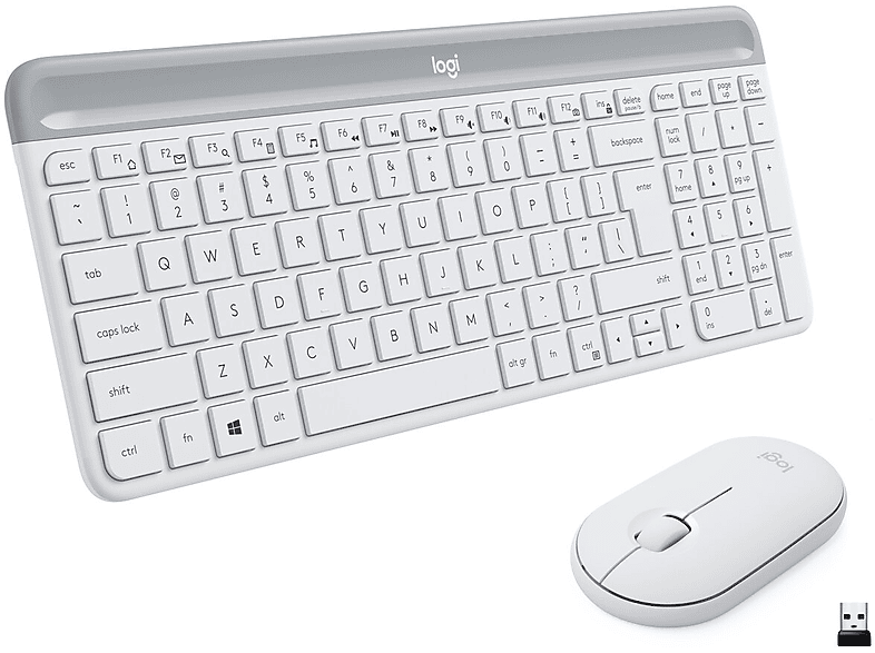 Zestaw LOGITECH MK470 Biały