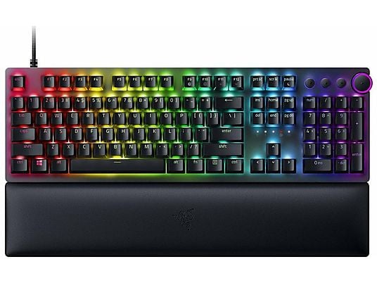 Klawiatura przewodowa RAZER Huntsman V2 Clicky Optical Switch Purple RZ03-03930300-R3M1