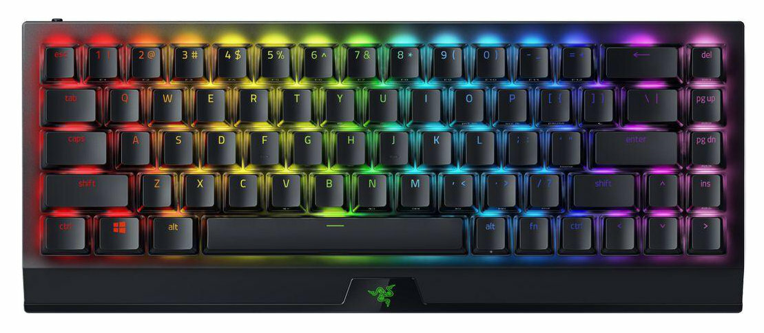 Klawiatura bezprzewodowa RAZER BlackWidow V3 Mini HyperSpeed Yellow Switch - Phantom Edition RZ03-03891900-R3M1