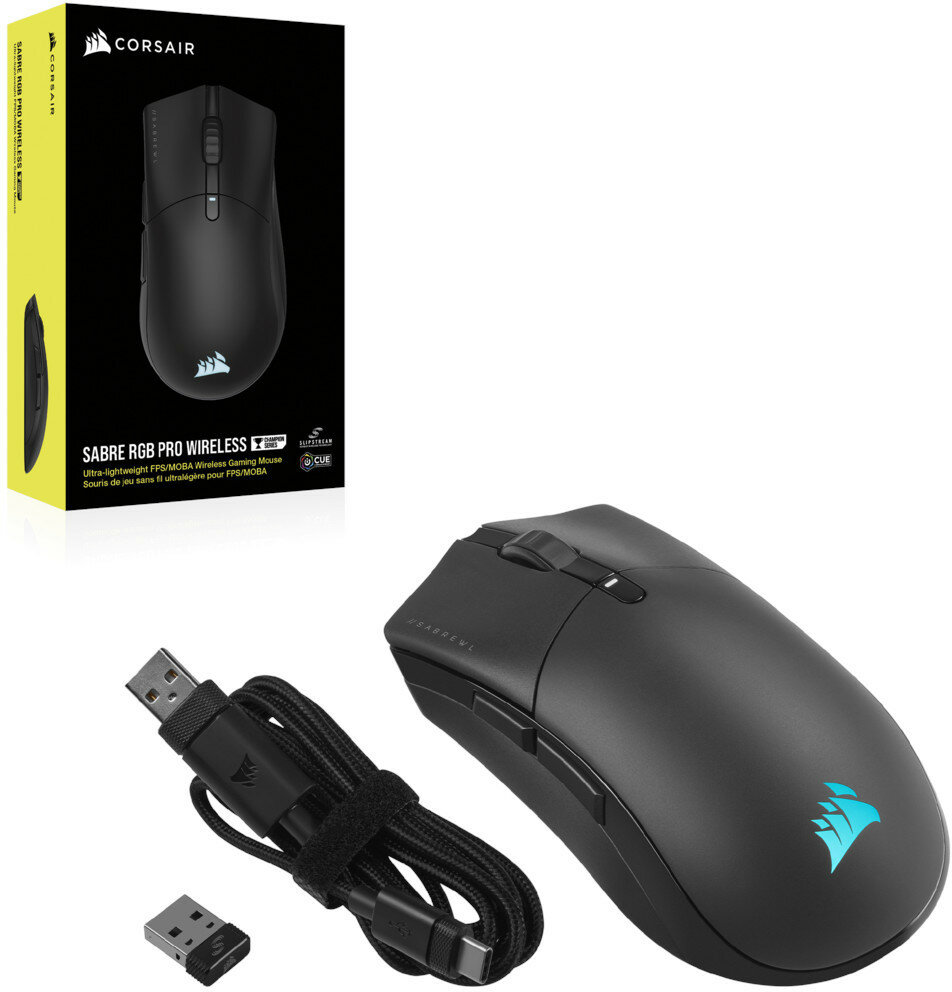 Mysz bezprzewodowa CORSAIR Sabre Pro RGB Wireless CH-9313211-EU
