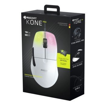 Mysz przewodowa ROCCAT Kone Pro Biały