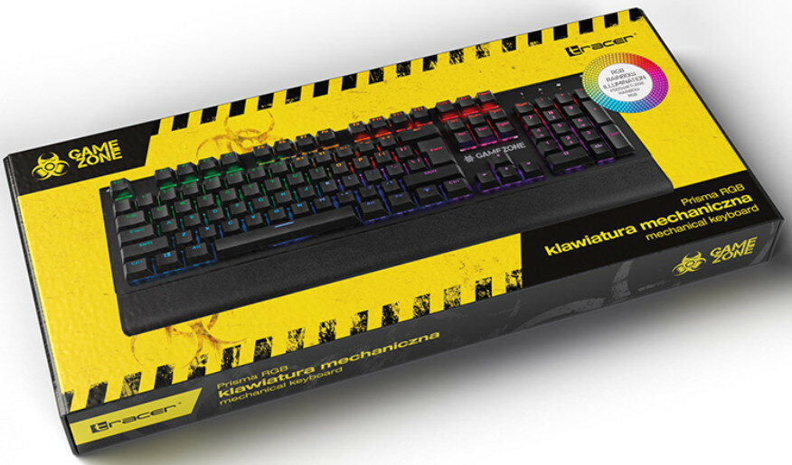 Klawiatura przewodowa TRACER PRISMA RGB