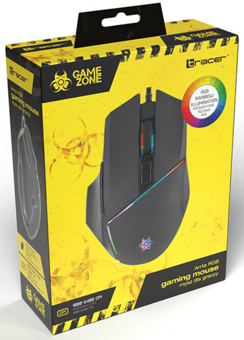 Mysz przewodowa TRACER ARRTA RGB