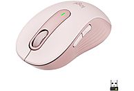 Mysz bezprzewodowa LOGITECH Signature M650 Medium Różowy 910-006254
