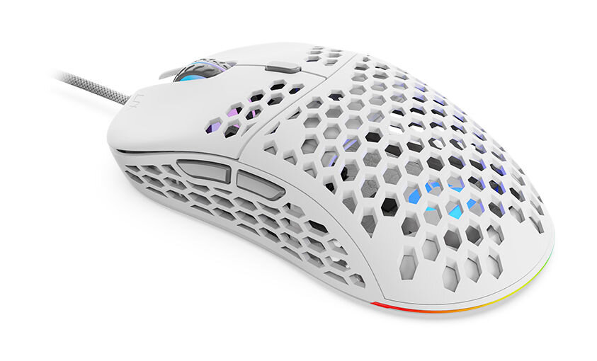 Mysz przewodowa SPC GEAR Lix Biały (Onyx White) SPG080