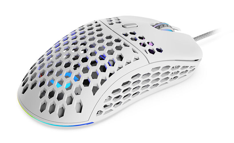 Mysz przewodowa SPC GEAR Lix Biały (Onyx White) SPG080