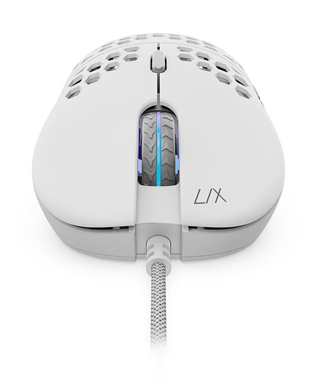 Mysz przewodowa SPC GEAR Lix Biały (Onyx White) SPG080