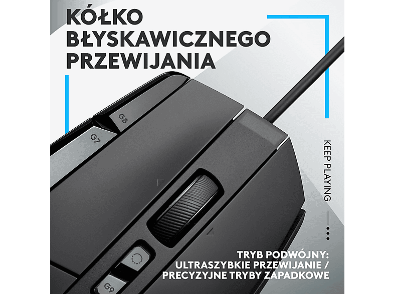 Logitech G502 X Czarna – zdjęcie 3