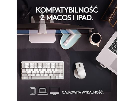 Mysz bezprzewodowa LOGITECH MX Master 3S for Mac Jasnoszary 910-006572