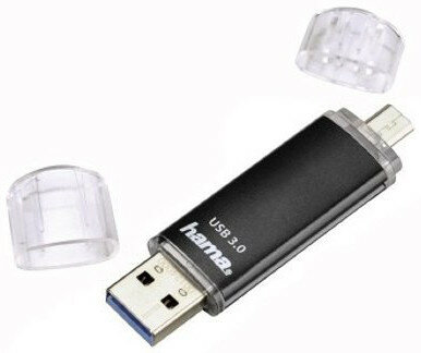 Pamięć HAMA Laeta Twin 64GB Czarny