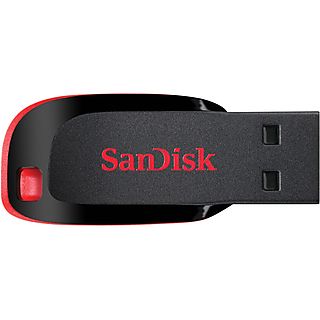 Pamięć USB SANDISK Cruzer Blade 128 GB Czarno-czerwony