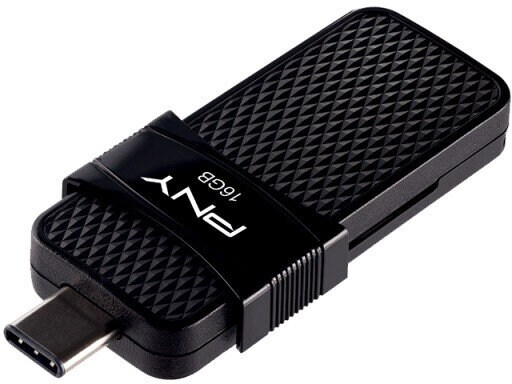 Pamięć USB PNY Duo Link OTG Type C 3.1 128GB Vzarny