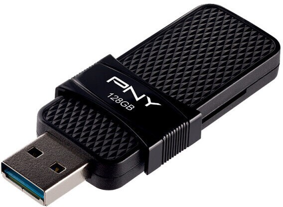 Pamięć USB PNY Duo Link OTG Type C 3.1 128GB Vzarny