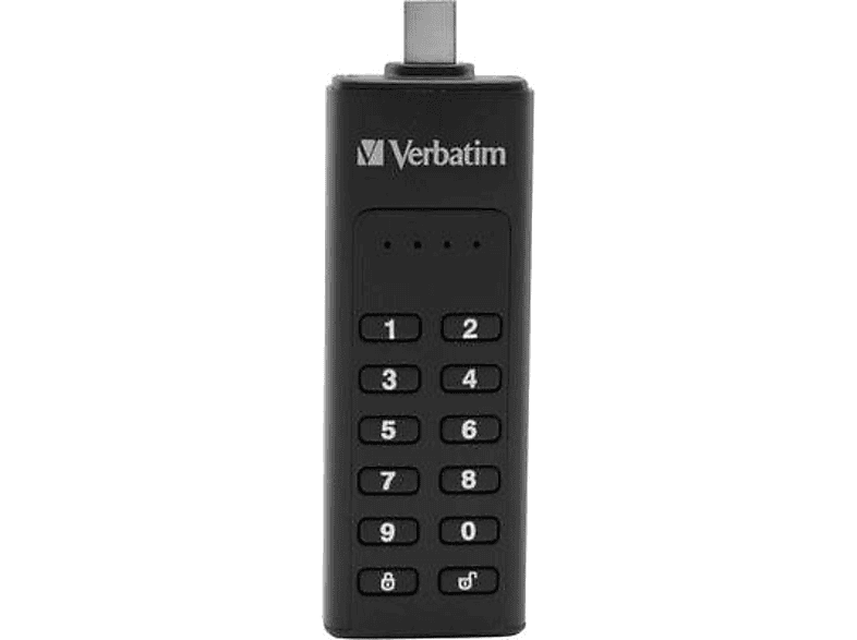 Dysk VERBATIM Keypad Secure 128GB Czarny – zdjęcie 3