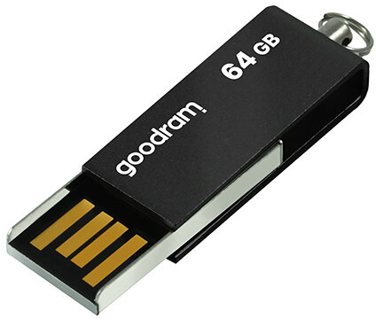 Pamięć USB GOODRAM UCU2 USB 2.0 64GB Czarny UCU2-0640K0R11