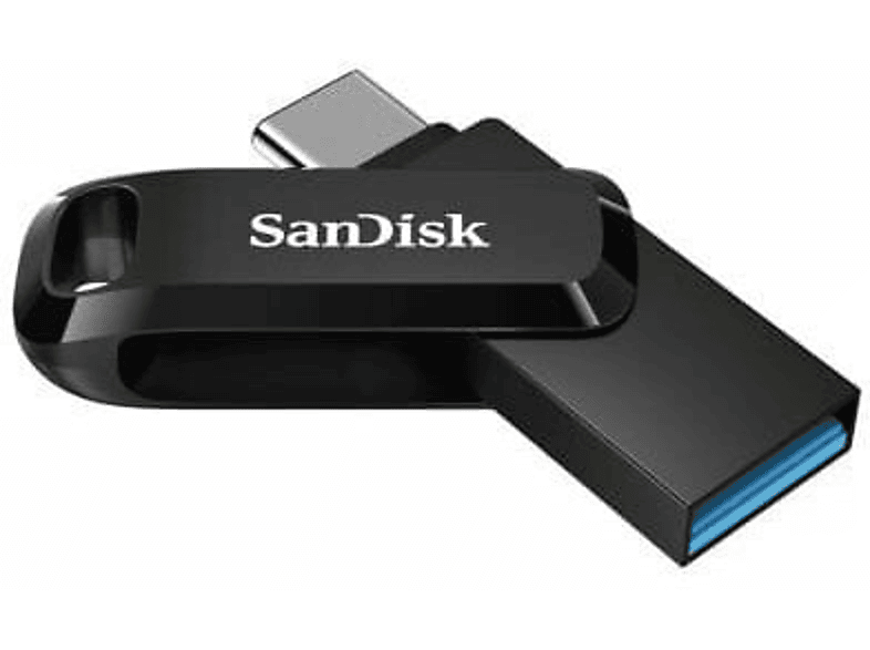 Pendrive SANDISK Ultra Dual Drive Go 64GB, USB-C / USB 3.2 Gen. 1 (USB 3.0), Odczyt 150 Mb/s Czarny – zdjęcie 2