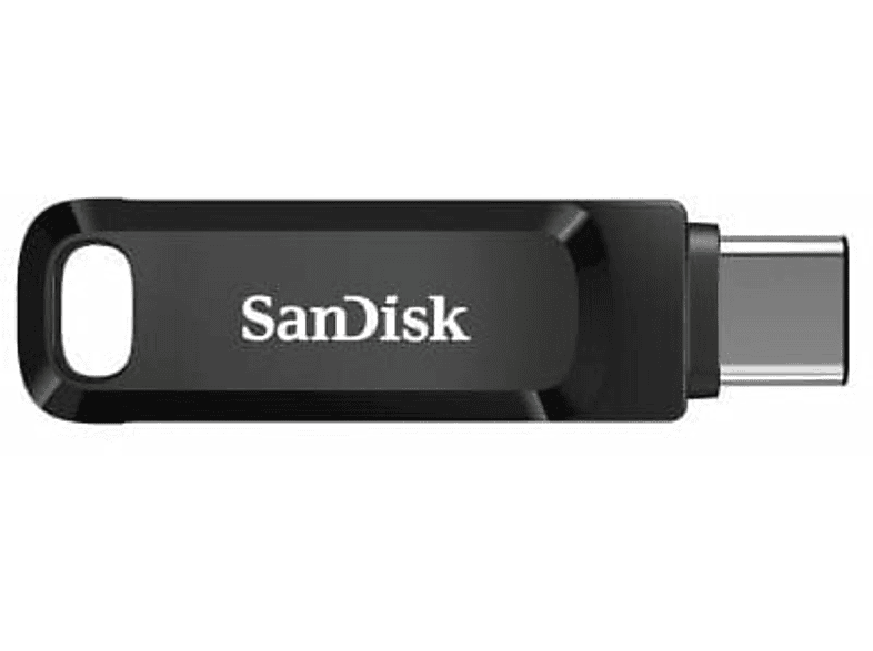 SANDISK Ultra Dual Drive Go 128GB USB Typ 3.2 C / USB 3.2 Czarny – zdjęcie 2