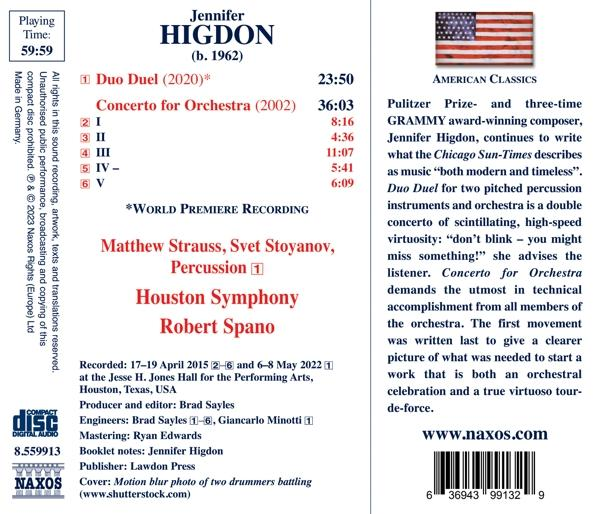 Strauss/Stoyanov/Spano/Houston Symphony - Duo Duel (Konzert für Orchester)  - (CD)