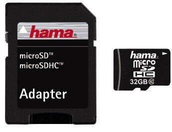 Karta HAMA microSDHC/32GB Class 10 + Adapter SD