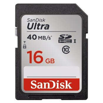 Karta pamięci SANDISK SDHC Ultra 16GB 40MB/s Class 10